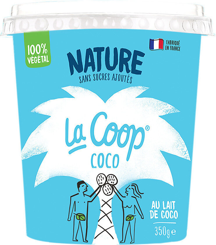 Yaourt végétal coco nature 350g - Produit