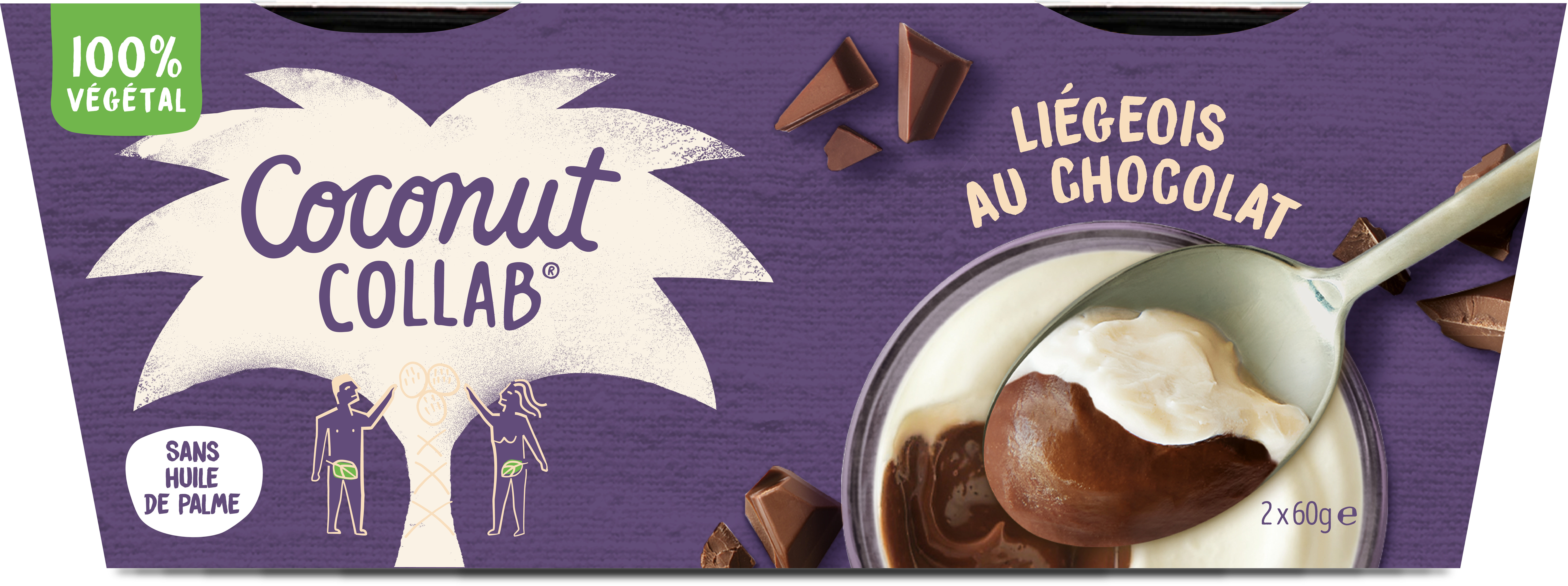 Liégeois au chocolat 2x60g - Prodotto - fr