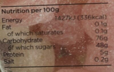 Fizzy Bubbly Gummies - Nutrition facts - es
