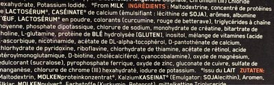Serious Mass - Ingredients - fr