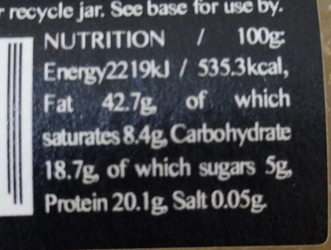 Oh, Grate - Nutrition facts