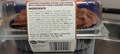 Chocolate fudge cupcakes - Ingredients