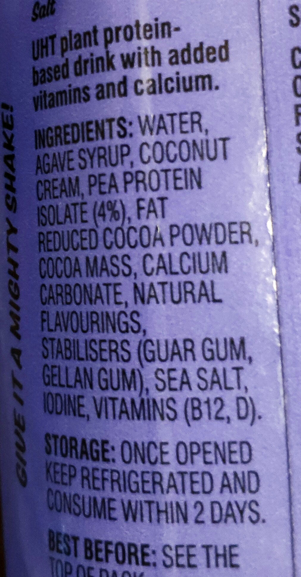 Chocolate - Ingredientes - en