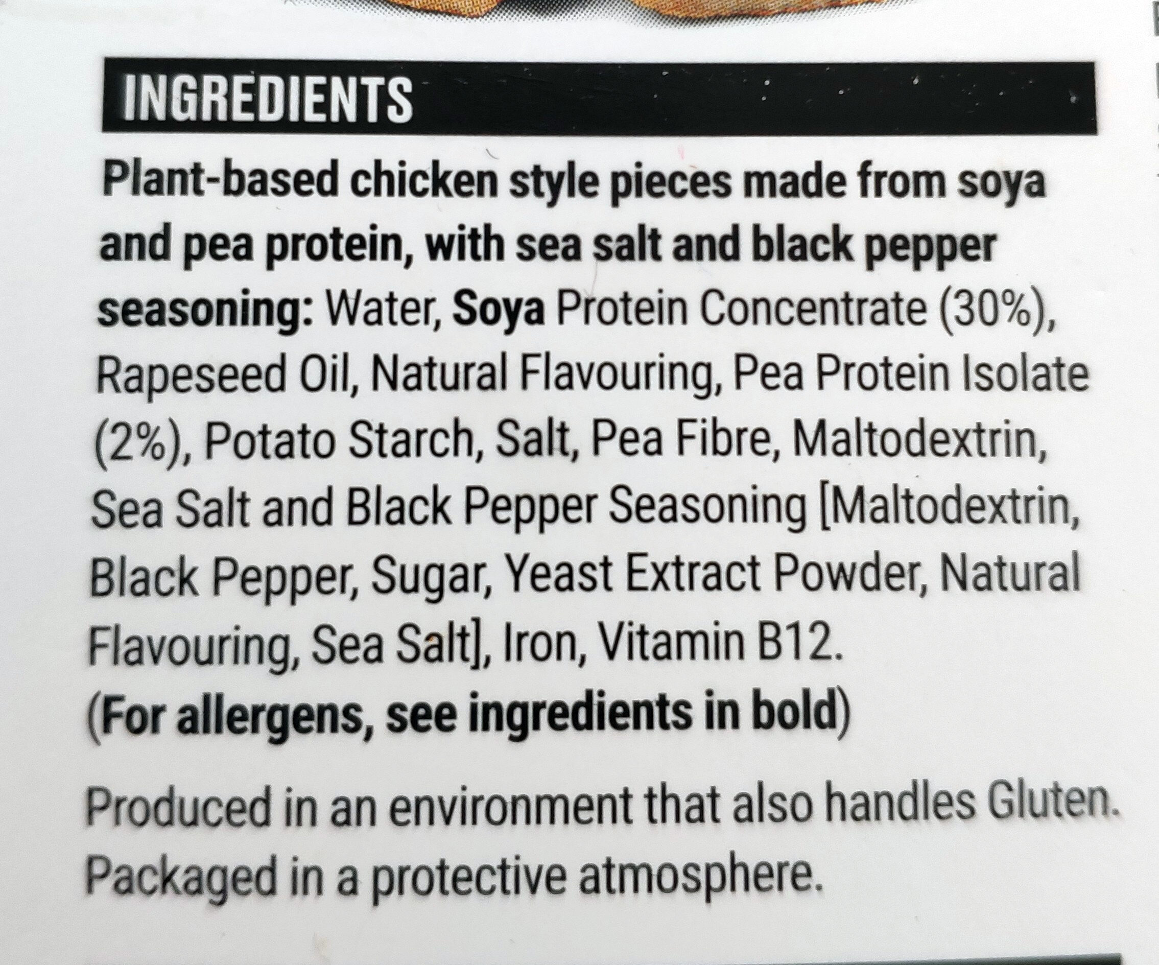This Isn't Chicken Plant-based Pieces - Ingrediënten - en