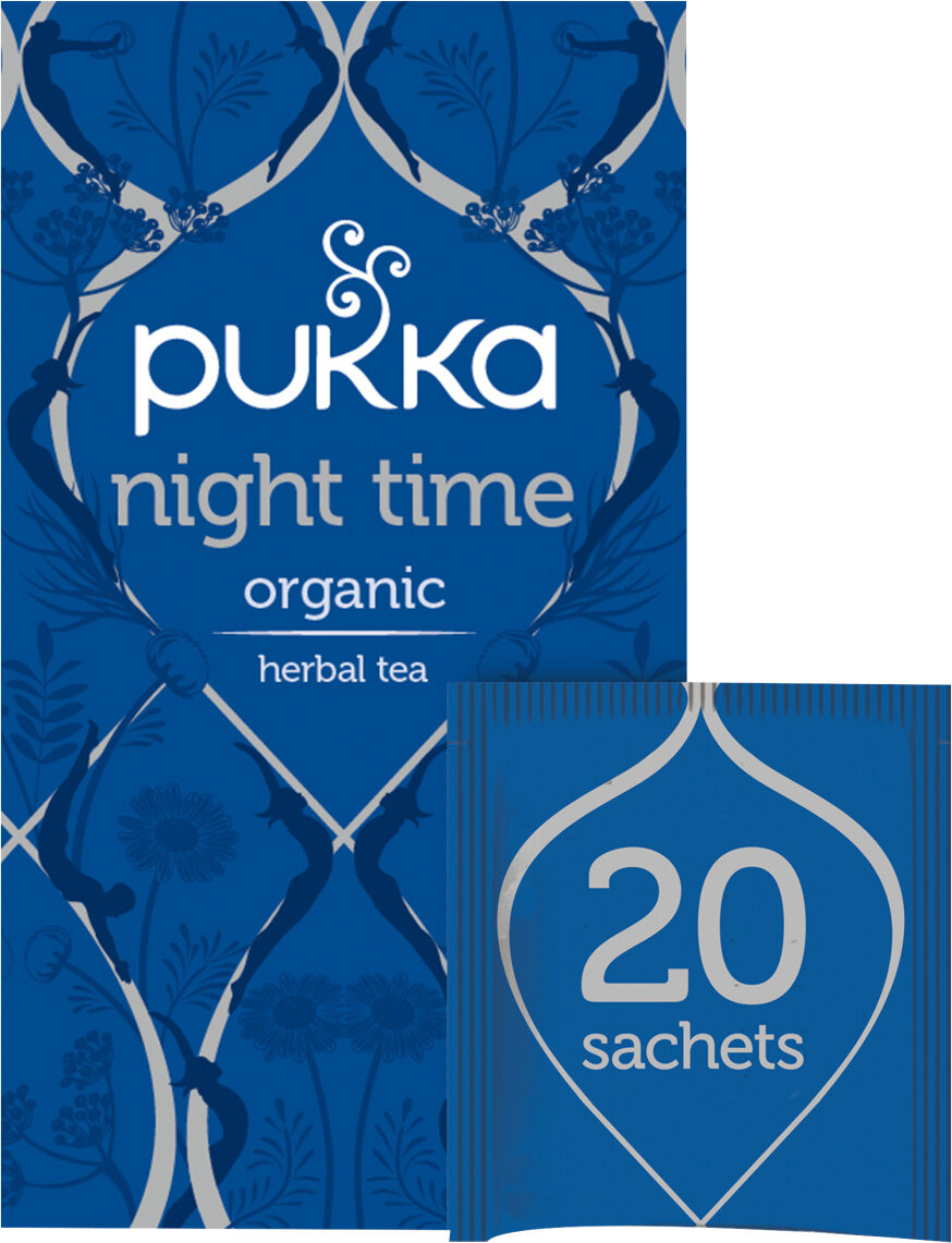 Organic Night Time Herbal Tea Bags - Produkt - en