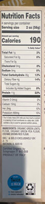 Lasagna sheets - Nutrition facts