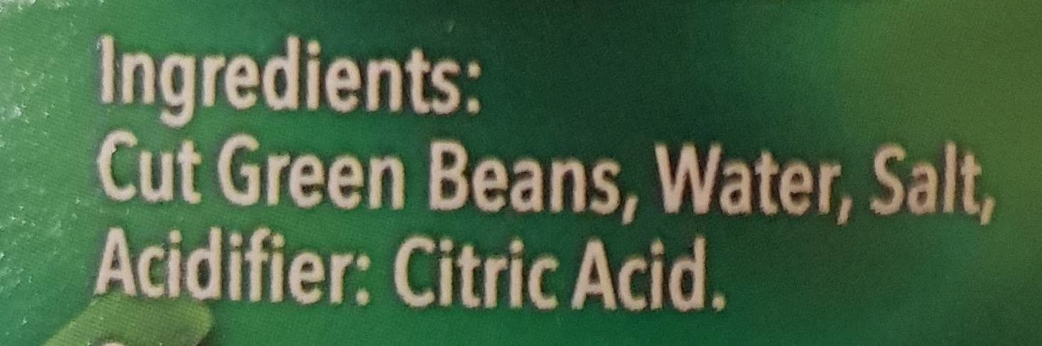 Green beans - Ingrédients