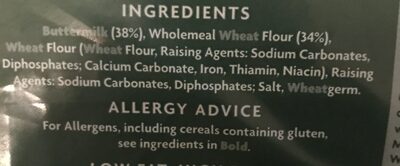 Wholewheat Bread - Ingredients
