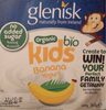 Glenisk kids bio banana yogurt - Product