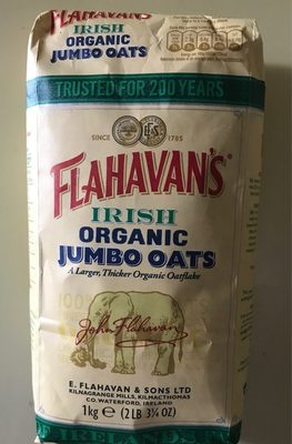 Irish Organic Jumbo Oats - Product