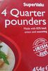 Quarter pounders - Product