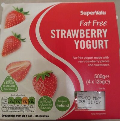 Fat free Strawberry yogurt - Product