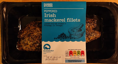 Peppered Irish mackerel fillets - Product