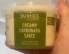 Creamy carboanna sauce - Producto
