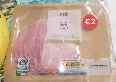 Carved Irish ham - Product