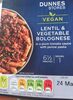 Lentil and vegetable bolognese - Product