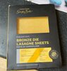 Bronze die lasagne sheets - Product