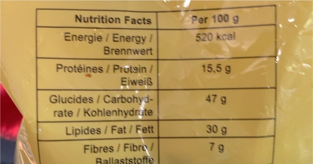 Caramelo - Nutrition facts - fr