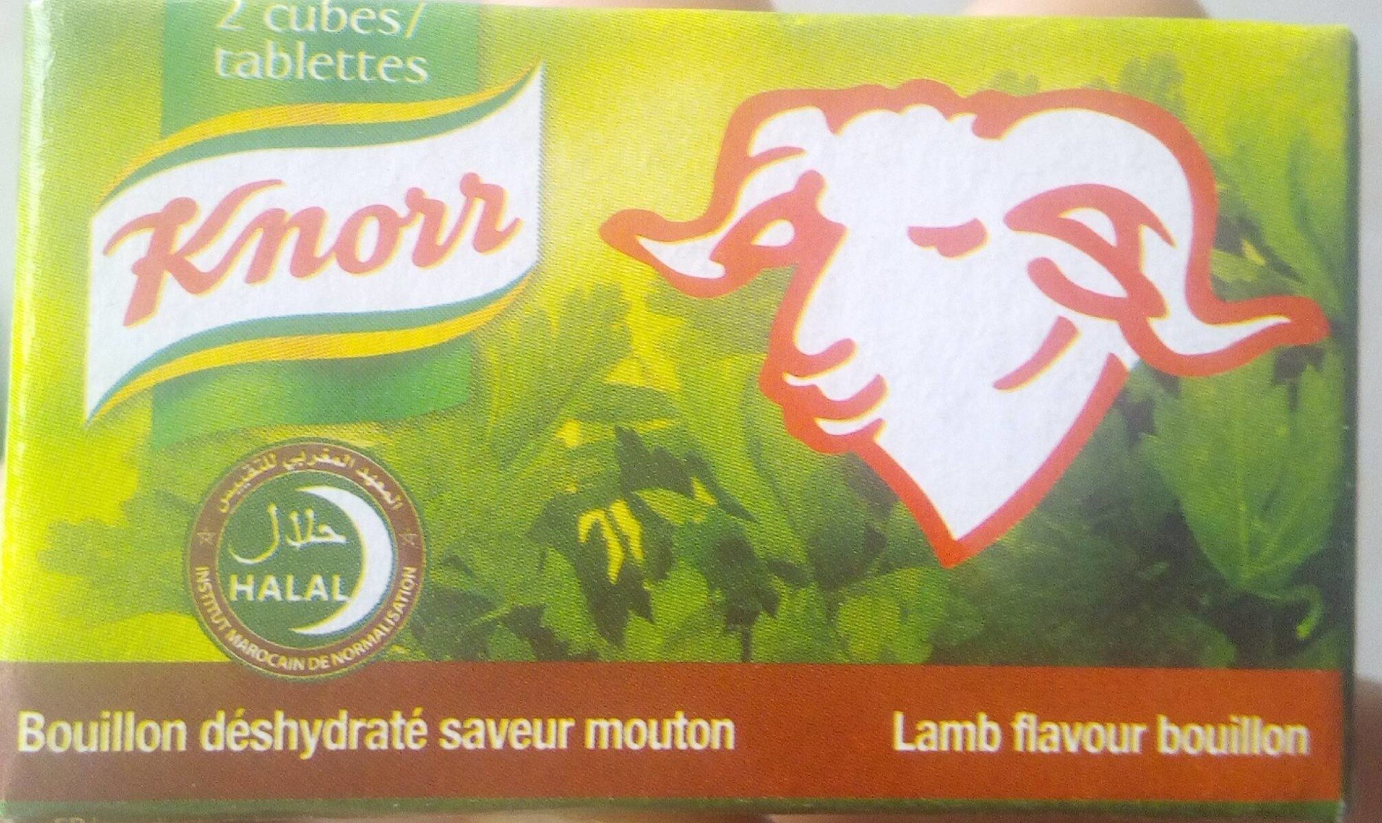 Lamb flavour bouillon - Nutrition facts - es
