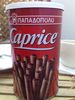 Caprice Delicious Wafer Rolls with Hazelnut and Cocoa Cream 3,80 - Produit