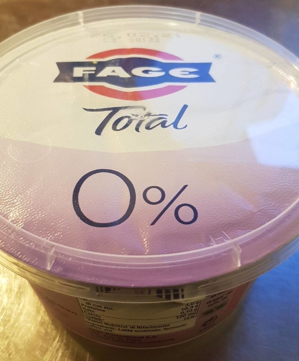 Yogurt total 0% grassi - Produkt - fr