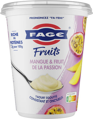 FAGE Fruits Mangue & Fruit de la passion - Produit