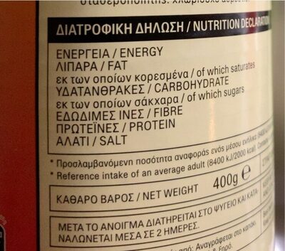 Red kidney bean - Tableau nutritionnel - el