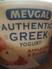 Authentic greek yogurt apple cinnamon and raisins - Product