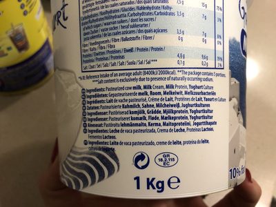 Griechisches Naturjoghurt 10% - Ingrédients