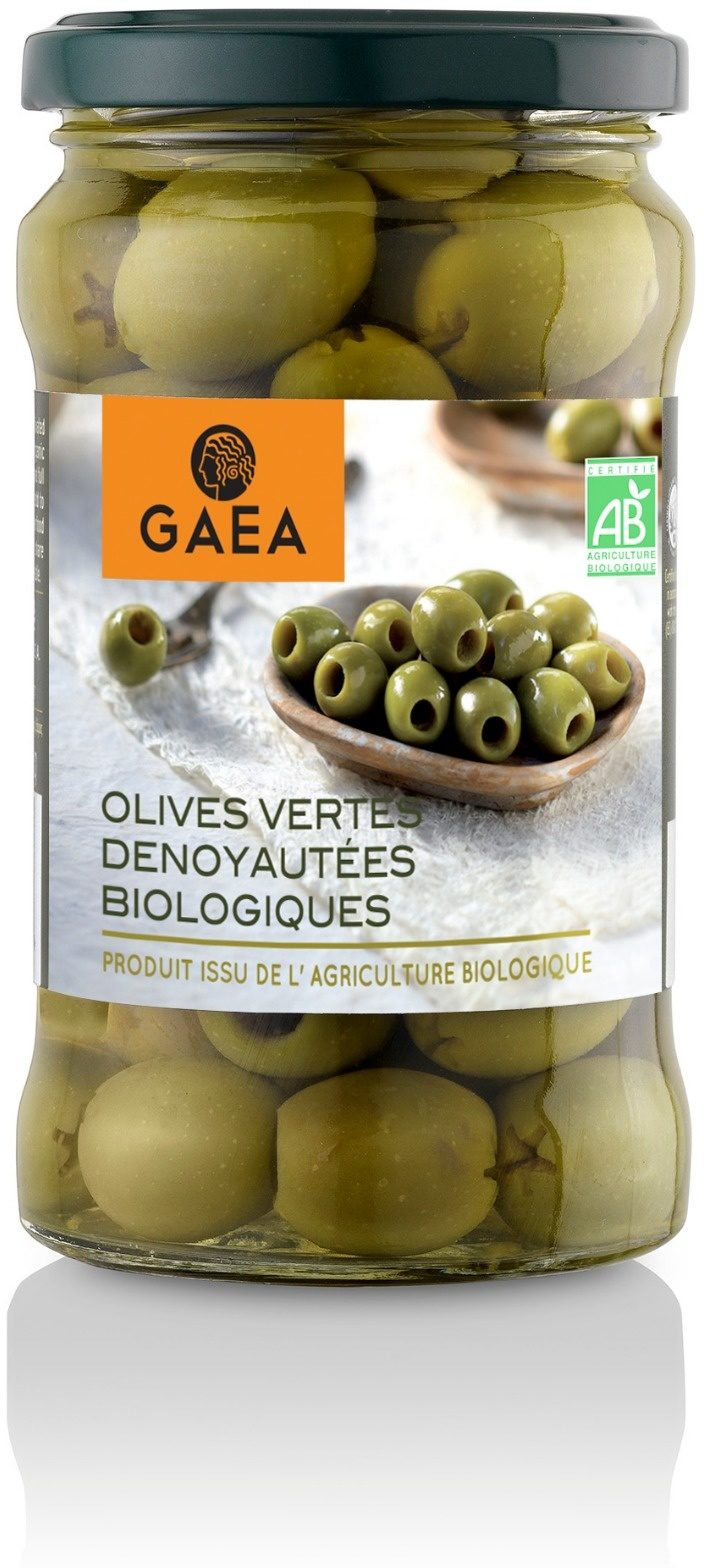 Olives Vertes Dénoyautées Bio - Pot De 290 G - Prodotto - fr