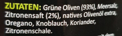 Greek Olives - Ingredients - de