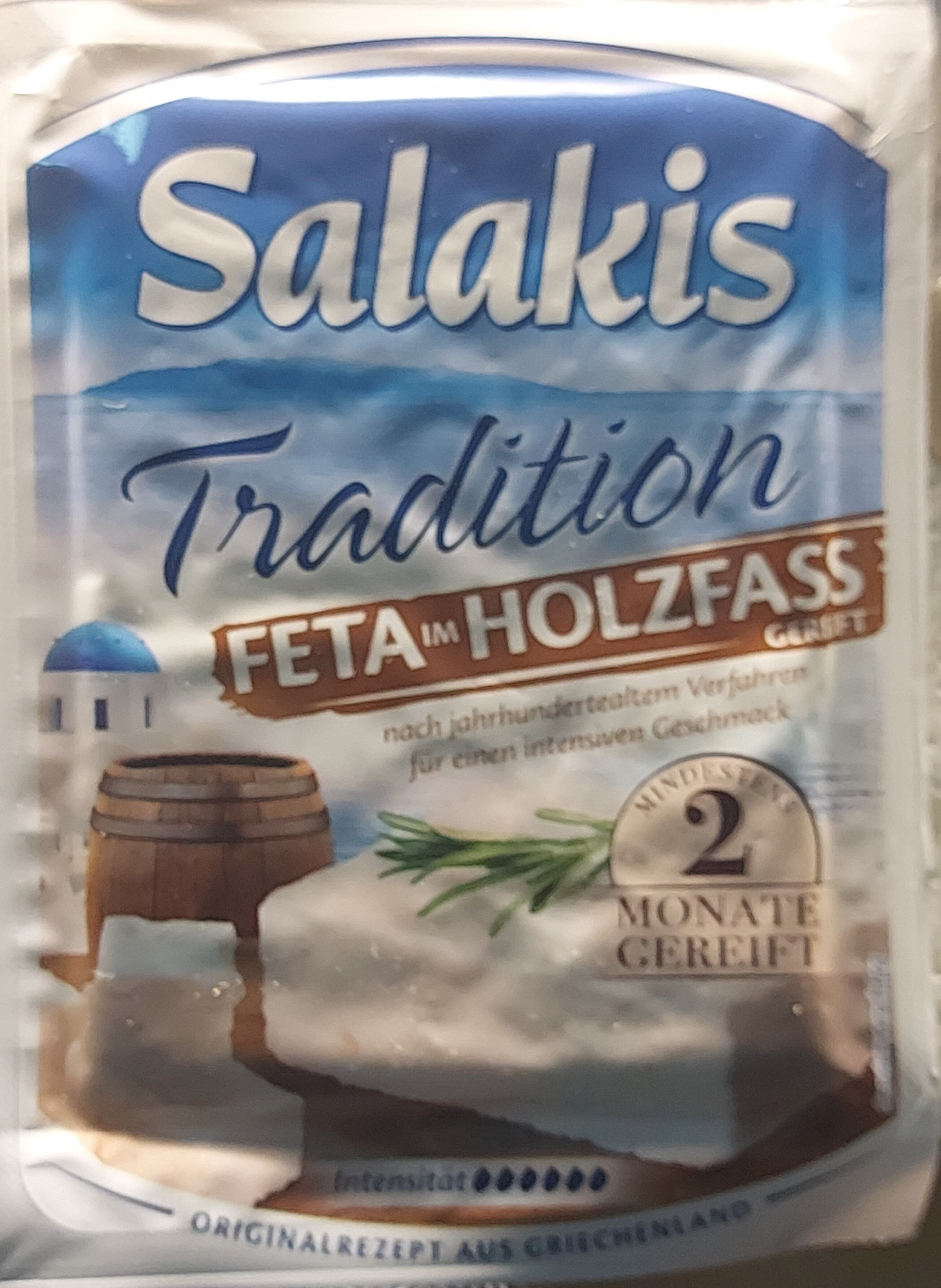Salakis Tradition Feta im Holzfass - Produkt
