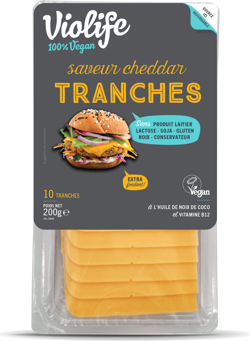 Tranches saveur Cheddar - Producte - fr