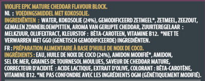Epic Mature cheddar flavour - Ingrédients
