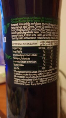 Green cola - Tableau nutritionnel - el