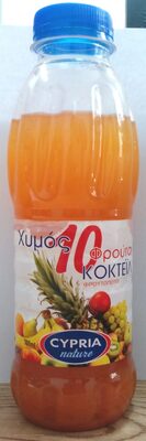CYPRIA nature, Fruit drink of Juice of 10 Fruits cocktail. - Προϊόν - en