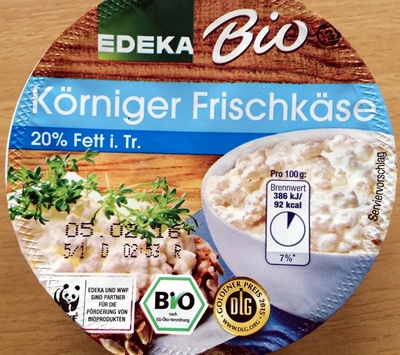 Körniger Frischkäse 20% Fett i. Tr. - Produkt