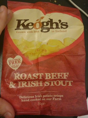 Roast Beef & Irish Stout Potato Crisps - Product