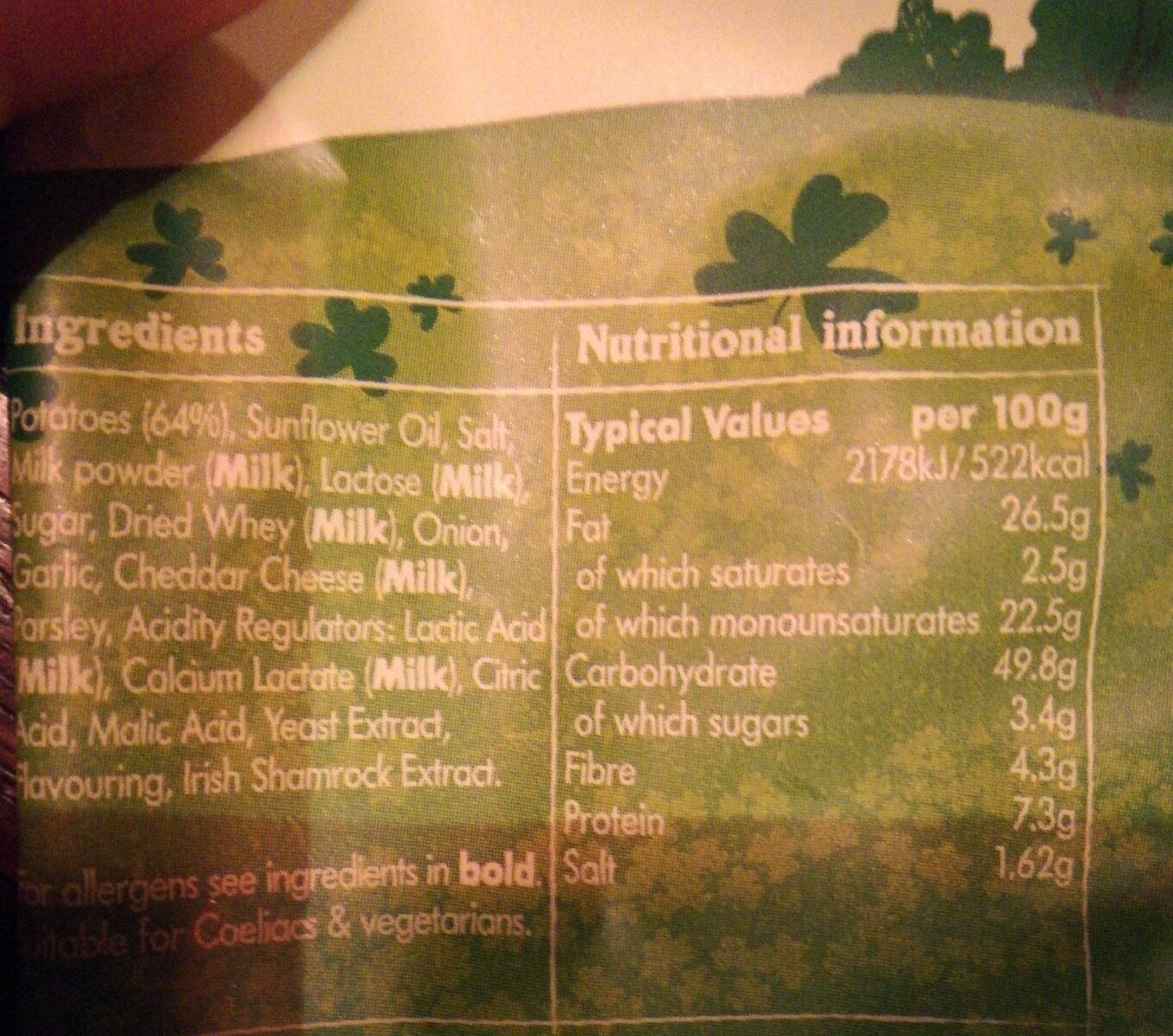 Keogh's - Nutrition facts - fr