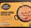 Chicken korma with pilau rice - Producto