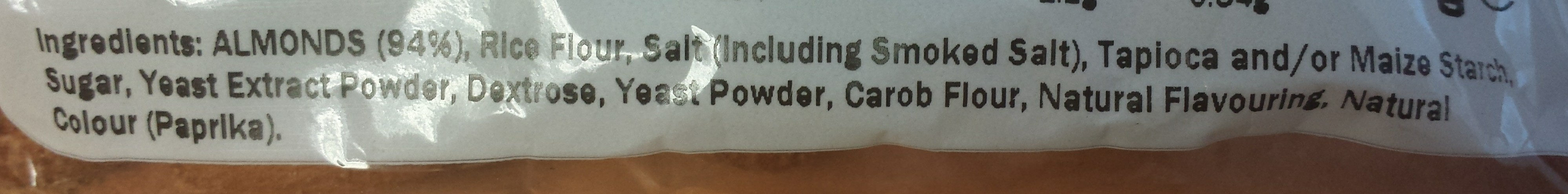 Snack Co Smoked Almonds - Ingredients