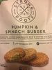 Pumpkin and spinach burger - Tuote