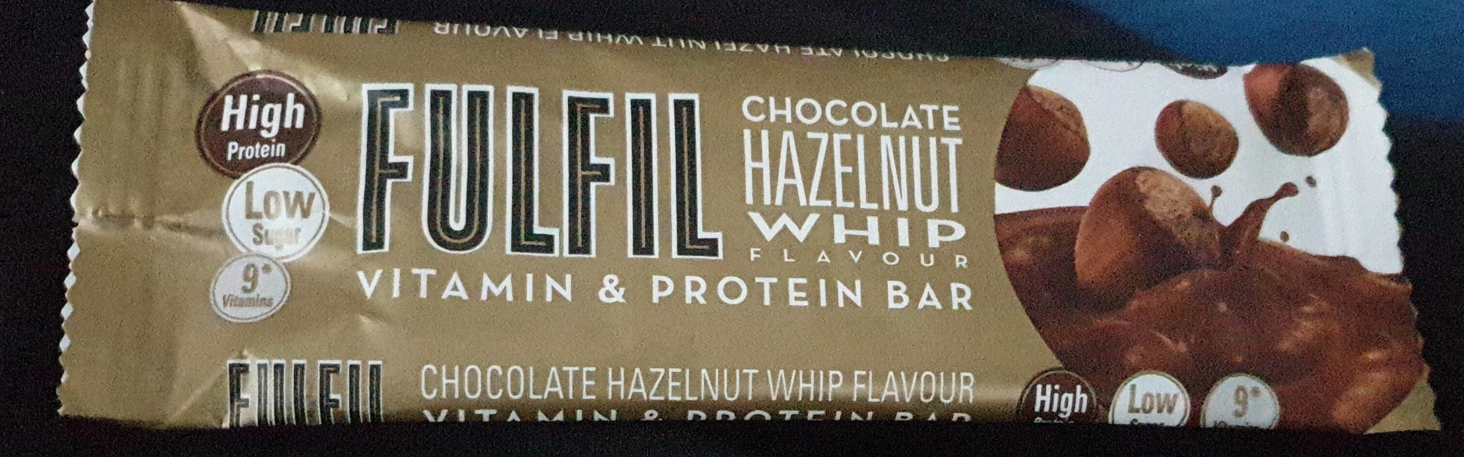 Chocolate Hazelnut Whip Flavour Vitamin Protein Bar - Product