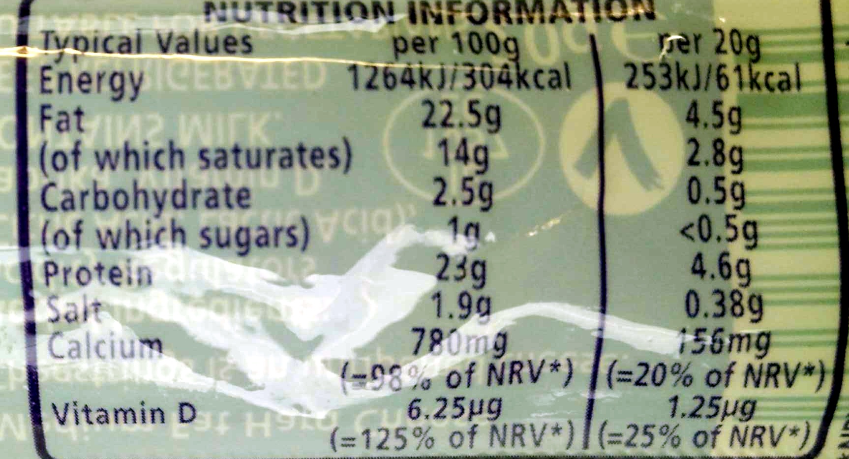 Cheestring - Nutrition facts