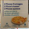 2 pizzas fromages - Product