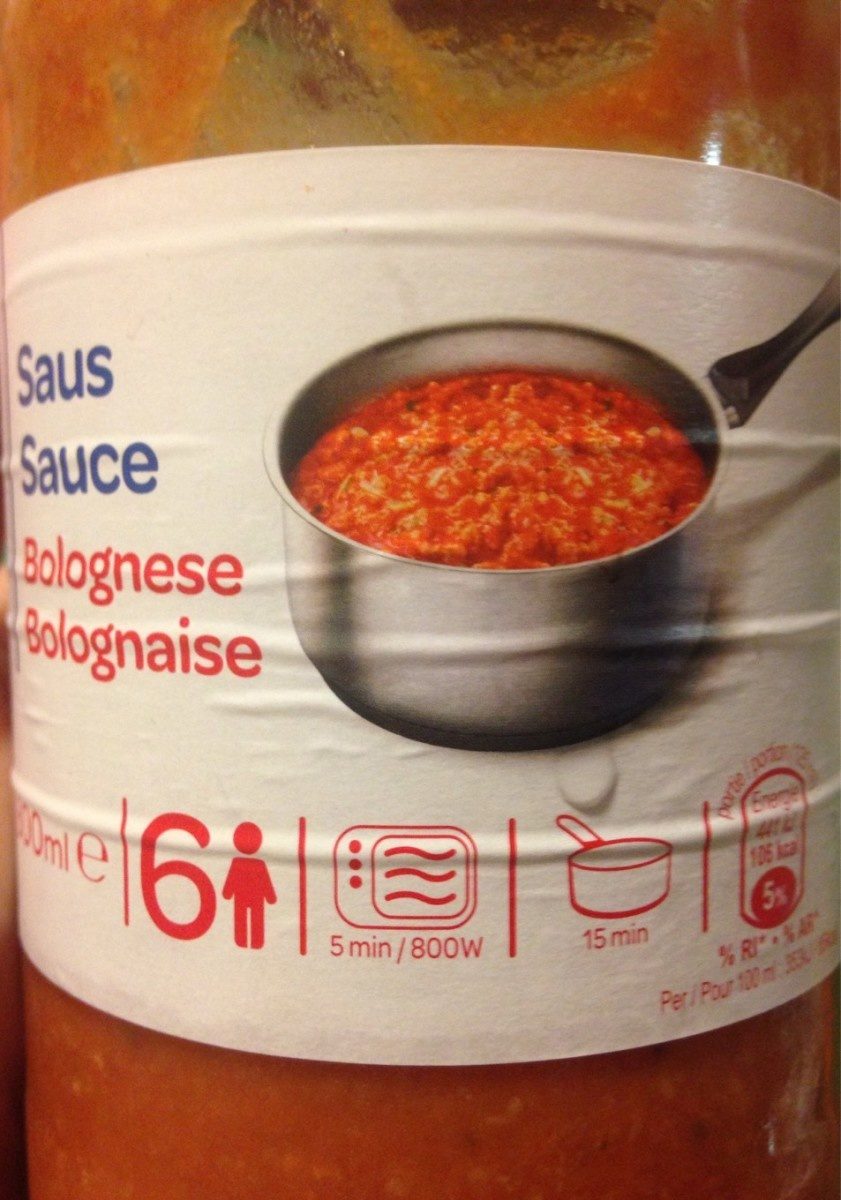 Sauce Bolognaise - Produit