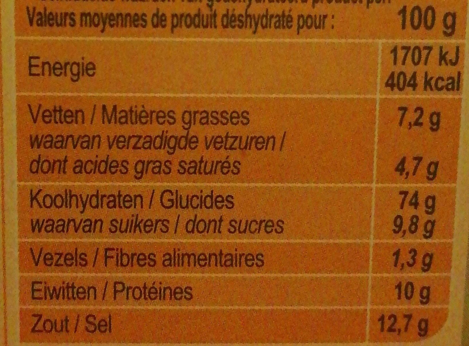 Sauce au poivre vert - Nutrition facts - fr