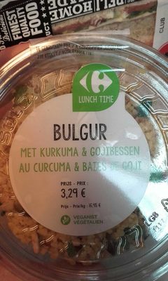 Bulgur au curcuma et baies de goji - Produkt - fr