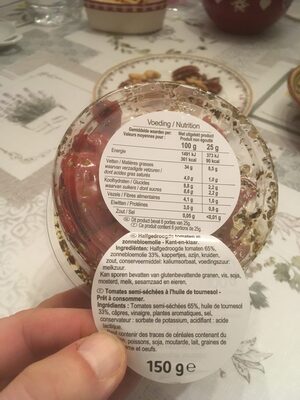 Tomates semi-séchées - Ingrediënten - fr