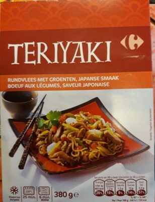 Teriyaki boeuf aux légumes, saveur japonaise - Product - fr